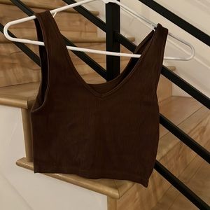 Aeropostale Wear 3 Ways Seamless Convertible Cropped Tank